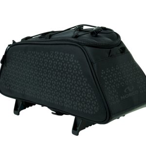 Norco Gepäckträgertasche Dunfort TopKlip schwarz mit reflex-dekor