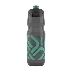 FIDLOCK Trinkflasche Fidguard antibacterial transparent schwarz/grün 0,75 L