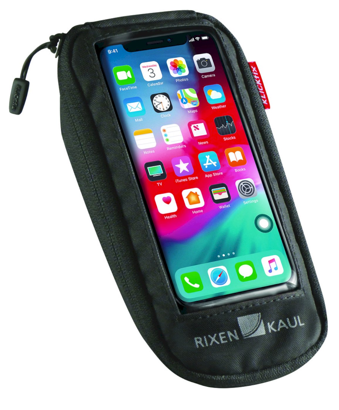 KLICKfix Smartphonetasche Comfort S für Smartphones 7,5x15 cm max. schwarz