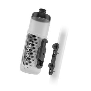 FIDLOCK Trinkflaschen Set TWIST inkl. bike base transparent weiß 0,60 L
