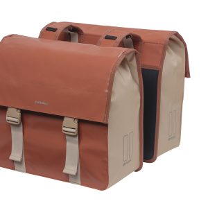 Basil Doppelpacktasche Urban Load terra rot/rose