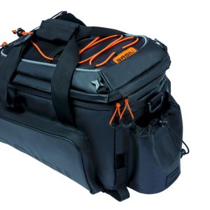 Basil Gepäckträgertasche Miles Trunkbag XL Pro schwarz orange (ohne MIK-Adapter im Lieferumfang)