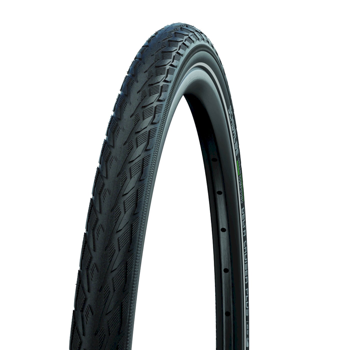 Schwalbe Fahrradreifen Delta Cruiser Plus HS 431 schwarz Reflex 37-622 28x1,40 700x35C 11101077.01