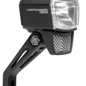 TRELOCK Dynamo-LED-Scheinwerfer Lighthammer 80 schwarz 80 Lux LS 835-T
