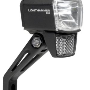 TRELOCK E-Bike LED Scheinwerfer Lighthammer 60 schwarz 60 Lux LS 800-T