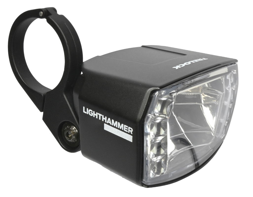 TRELOCK E-Bike LED Scheinwerfer Lighthammer Premium 300 schwarz 200/300 Lux LS 990 S-Pedelec