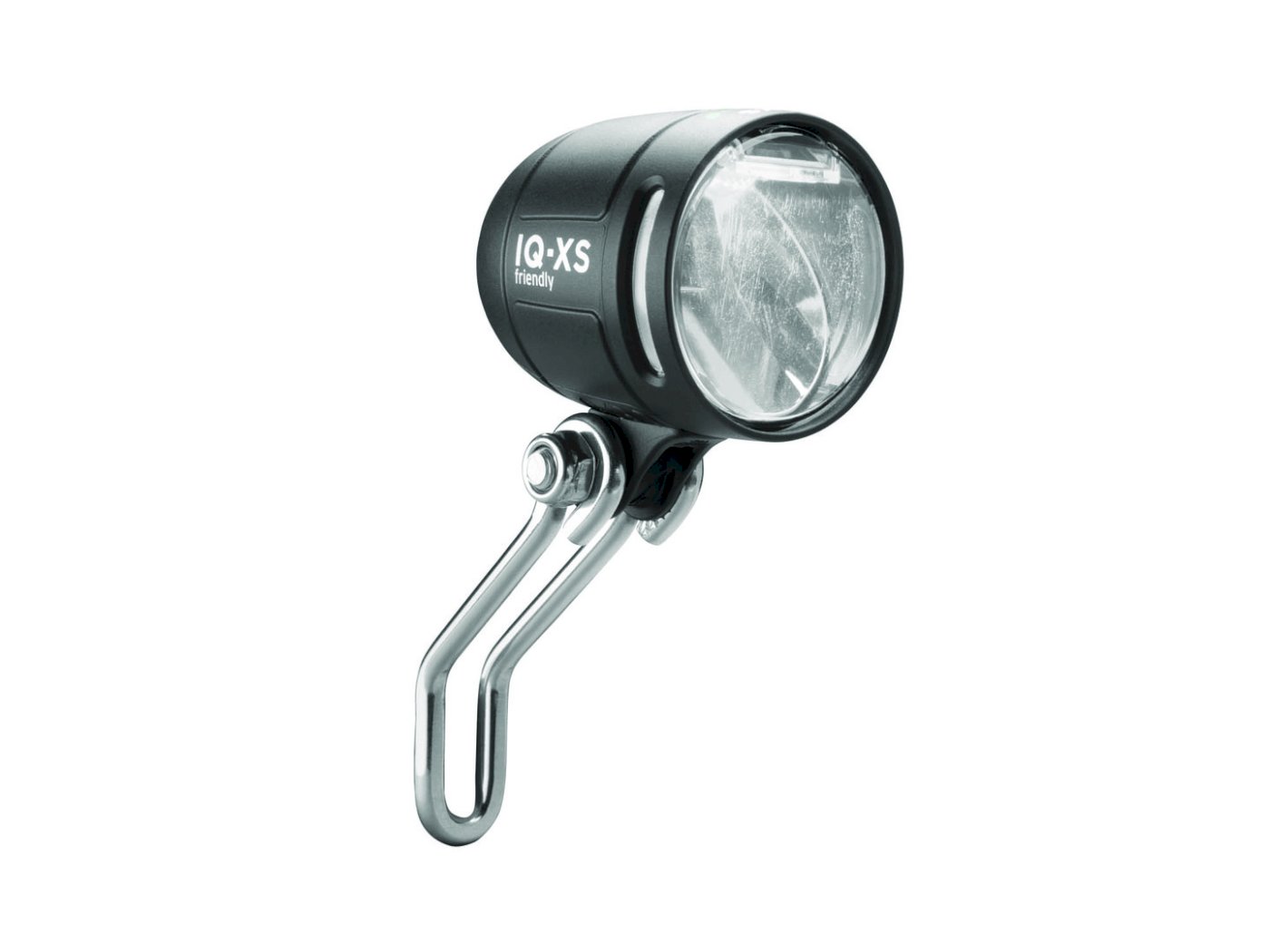 B&M Dynamo-Scheinwerfer Lumotec IQ-XS friendly T schwarz 80 Lux 516711GRTSNDI-04