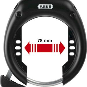 ABUS Rahmenschloss Shield XPlus 5755L NR BK OE AZ für Ballonreifen 78 mm schwarz