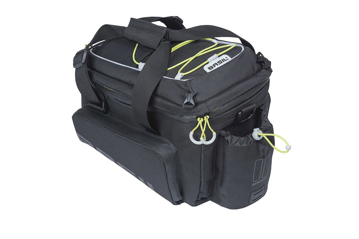 Basil Gepäckträgertasche Miles Trunkbag XL Pro MIK 2.0 schwarz lime
