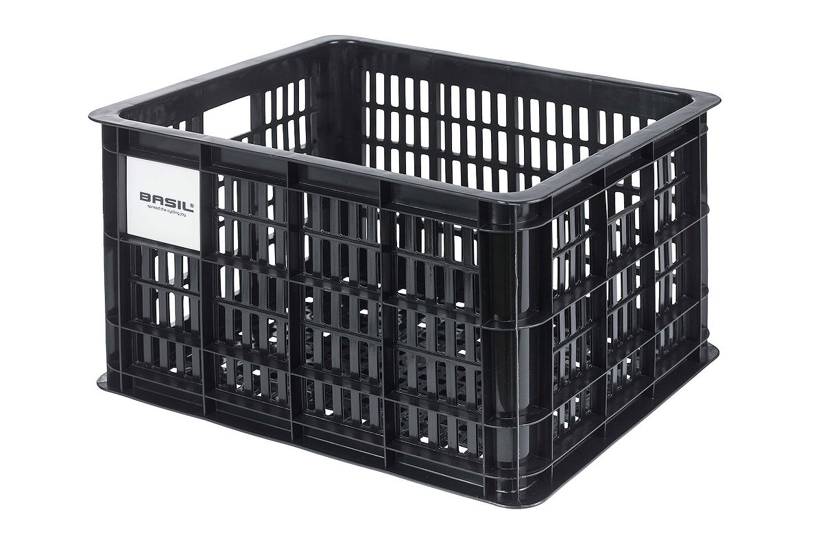 Basil Kunststoff-Fahrradkasten Crate MIK 2.0 M schwarz MIK 2.0