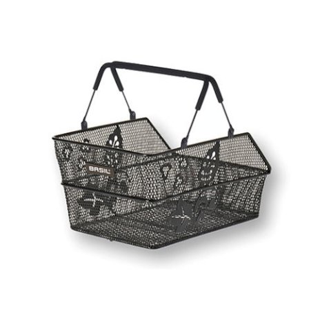 Basil HR-Schultaschenkorb Cento Flower S Multi System schwarz Multi System