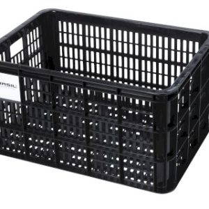 Basil Kunststoff-Fahrradkasten Crate L schwarz