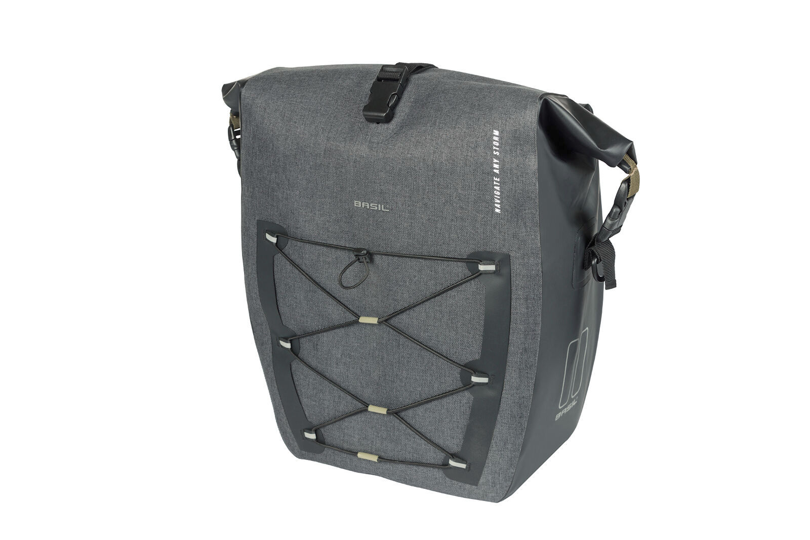 Basil Einzeltasche Navigator Storm MIK Side L schwarz