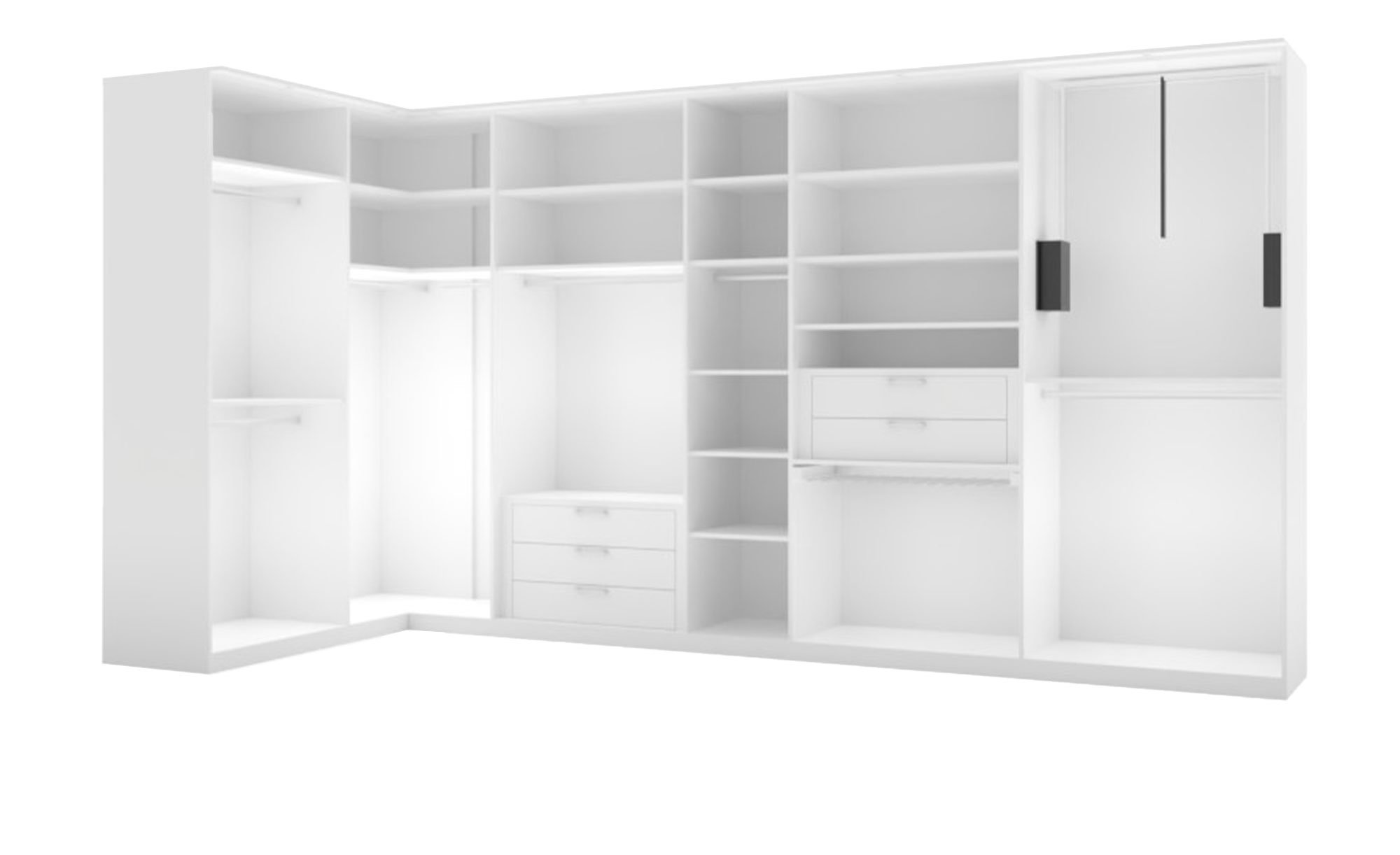 Komfort-Eckschrank MONDO Amado