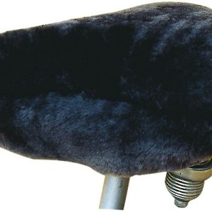Heitmann Felle Satteldecke Echt Lammfell anthrazit Tourensättel ca. 300 x 240  mm