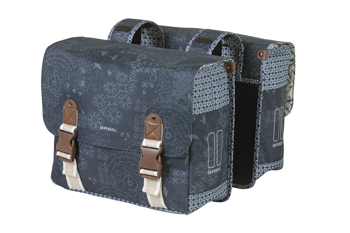 Basil Doppelpacktasche Bohème indigo blau