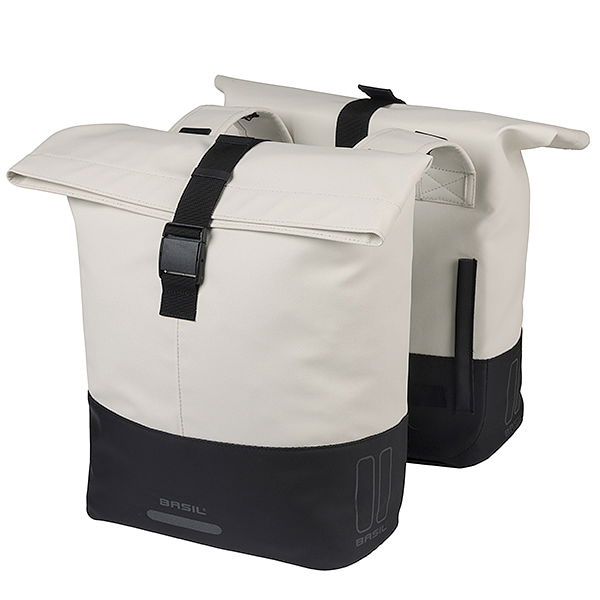 Basil Doppelpacktasche Cove creme/schwarz