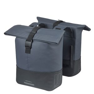 Basil Doppelpacktasche Cove  navy/schwarz