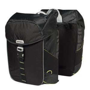 Basil Doppelpacktasche Miles  schwarz lime