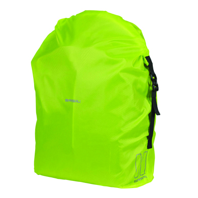 Basil Regenhülle Keep Dry and Clean für Packtaschen und Rucksäcke neongelb