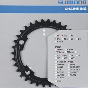 Shimano Kettenblatt 105 FC5800  34 Zähne Y1PH34000