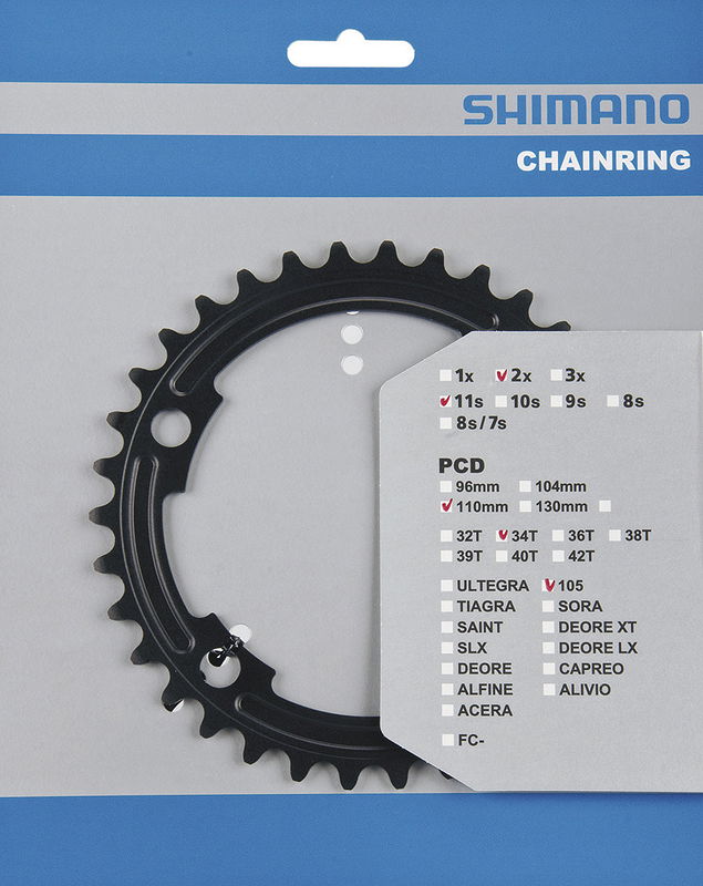 Shimano Kettenblatt 105 FC5800 34 Zähne Y1PH34000