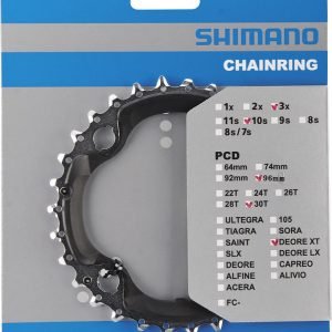 Shimano Kettenblatt Deore XT FCM782   30 Zähne Y1NV98010