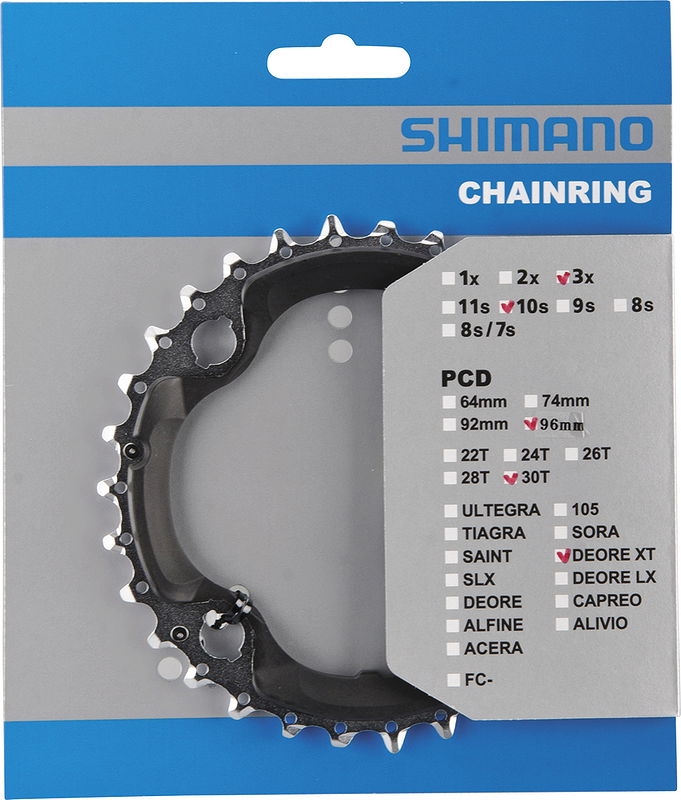 Shimano Kettenblatt Deore XT FCM782 30 Zähne Y1NV98010