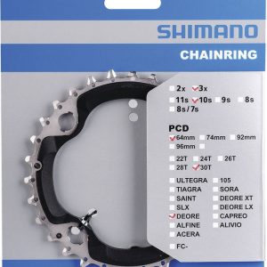 Shimano Kettenblatt Deore FCM6000 30 Zähne Y1WC98010