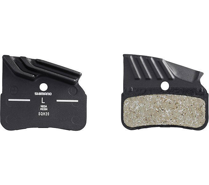 Shimano Scheibenbremsbeläge N03A mit Kühlrippen Resin EBPN03ARFA SB-Verpackung