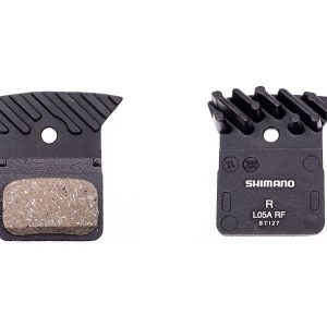 Shimano Scheibenbremsbeläge L05A-RF mit Kühlrippen Resin Y2EM98010 SB-Verpackung
