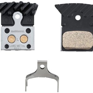 Shimano Scheibenbremsbeläge L04C mit Kühlrippen Metall IBPL04CMFA SB-Verpackung