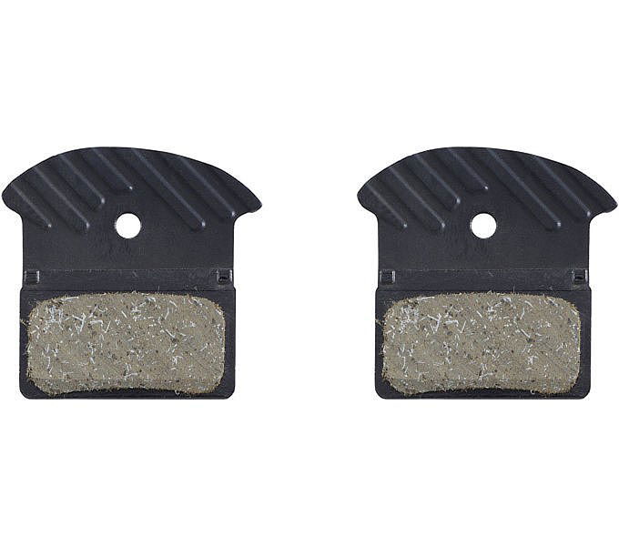 Shimano Scheibenbremsbeläge J05A-RF mit Kühlrippen Resin EBPJ05ARFA SB-Verpackung