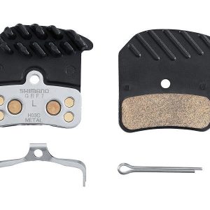 Shimano Scheibenbremsbeläge H03C mit Kühlrippen Metall IBPH03CMFA SB-Verpackung