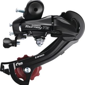 Shimano Schaltwerk Tourney RDTZ500GS für Ausfallende ohne Schaltauge ERDTZ500GSB 6-fach