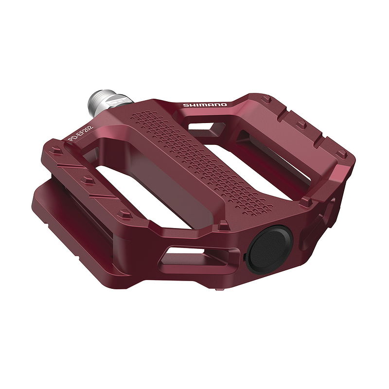 Shimano Plattformpedal PDEF202 rot EPDEF202R SB-Verpackung