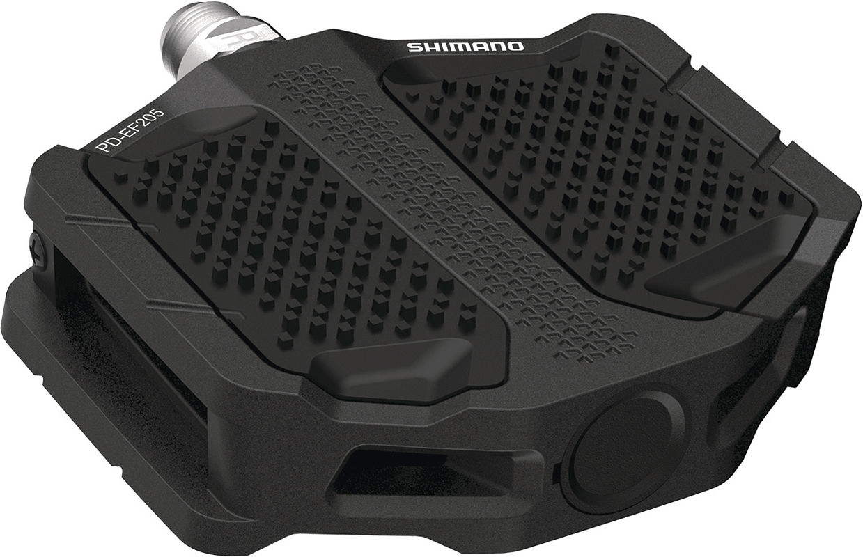 Shimano Plattformpedal PDEF205 schwarz EPDEF205L SB-Verpackung