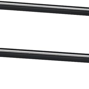 Pletscher Gepäckträgerbefestigung Rahmenöse Alu schwarz 66/133 mm