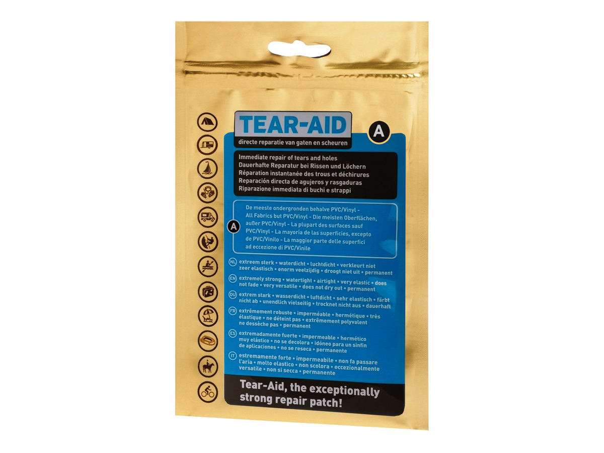 Tear-Aid Typ A Reparaturset selbstklebende Flicken