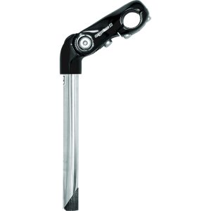ergotec Vorbau Kobra Vario Tube 90 mm schwarz sand.-silber 25,4 mm 25,4 mm -10- +5