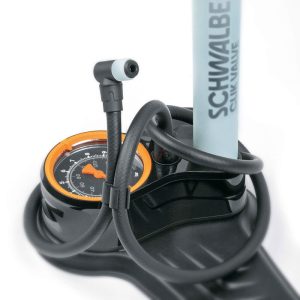 SKS Standpumpe AIR-X-PLORER CLIK VALVE 10.0 schwarz/sky blue 10 bar / 144 PSI