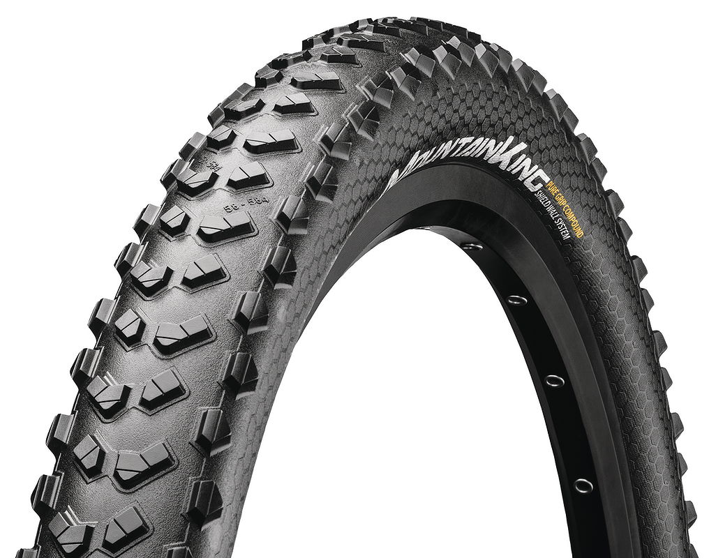 Continental Fahrradreifen Mountain King ShieldWall schwarz/schwarz Skin 58-559 26x2,30 0150301