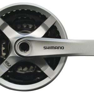 Shimano Kettenradgarnitur Tourney FCTY501 4-kant 42x34x24 Zähne silber 170 mm EFCTY501C244CSB