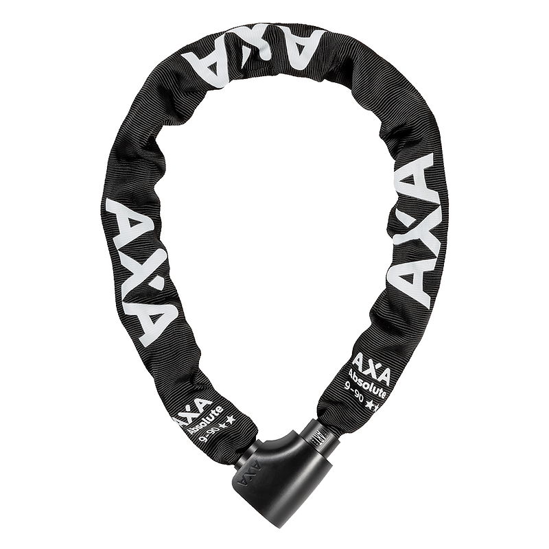 AXA Kettenschloss Absolute 9 mm schwarz 90 cm