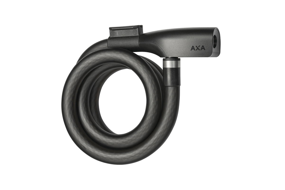 AXA Spiralkabelschloss Resolute 15 mm mattschwarz 120 cm