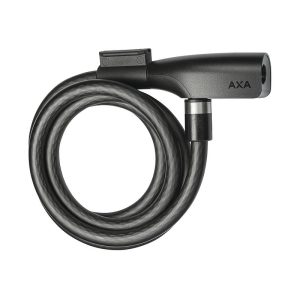 AXA Spiralkabelschloss Resolute 10 mm mattschwarz 150 cm