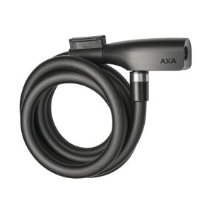 AXA Spiralkabelschloss Resolute 12 mm mattschwarz 180 cm