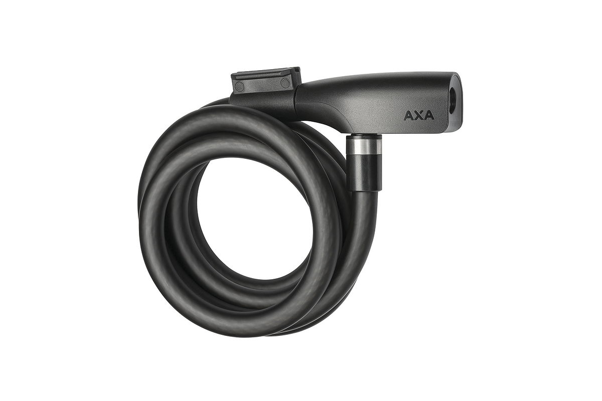 AXA Spiralkabelschloss Resolute 12 mm mattschwarz 180 cm