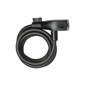 AXA Spiralkabelschloss Resolute  8 mm mattschwarz 150 cm