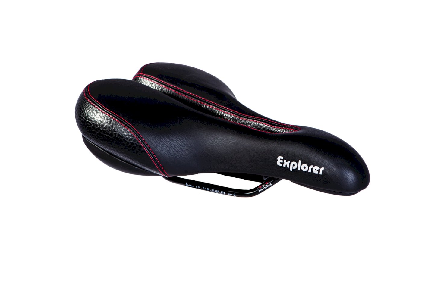 P&P Trekking Sattel Explorer Moderate schwarz L265 x B172 mm / 422 g Unisex